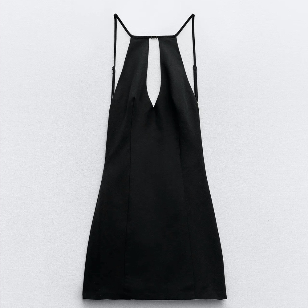 Zara Black Backless Dress